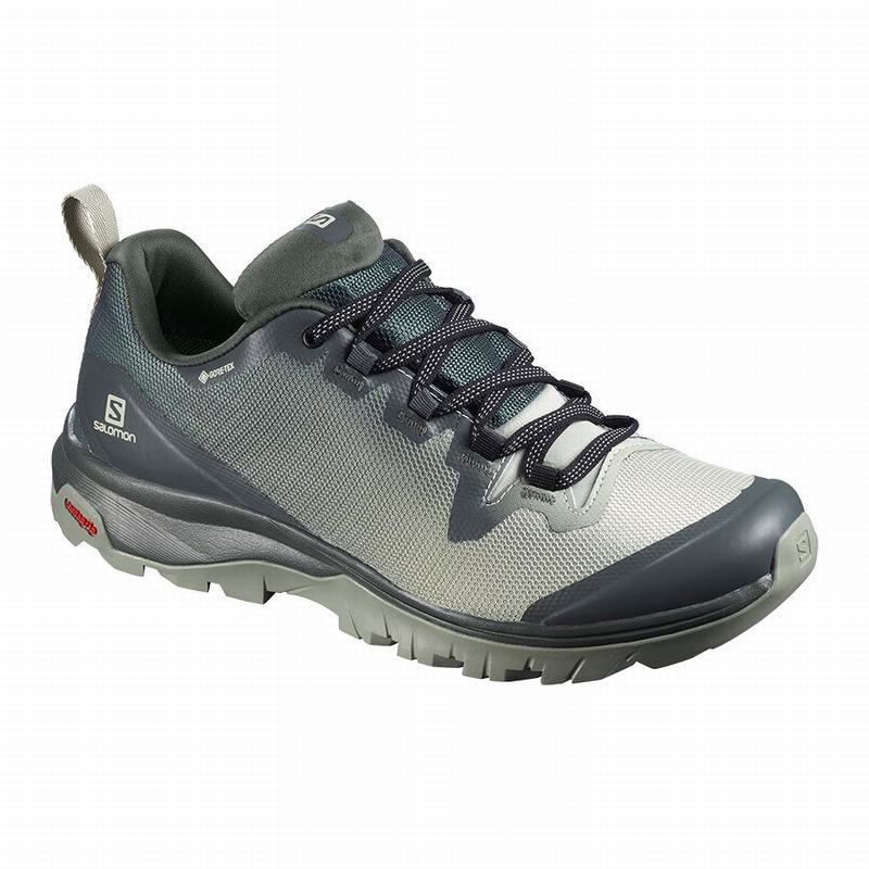 Salomon VAYA GORE-TEX Zapatillas Trekking Mujer - Gris - Colombia (97051-FZAO)